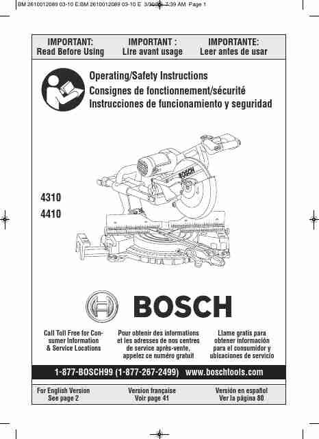 Bosch Power Tools Saw 4310-page_pdf